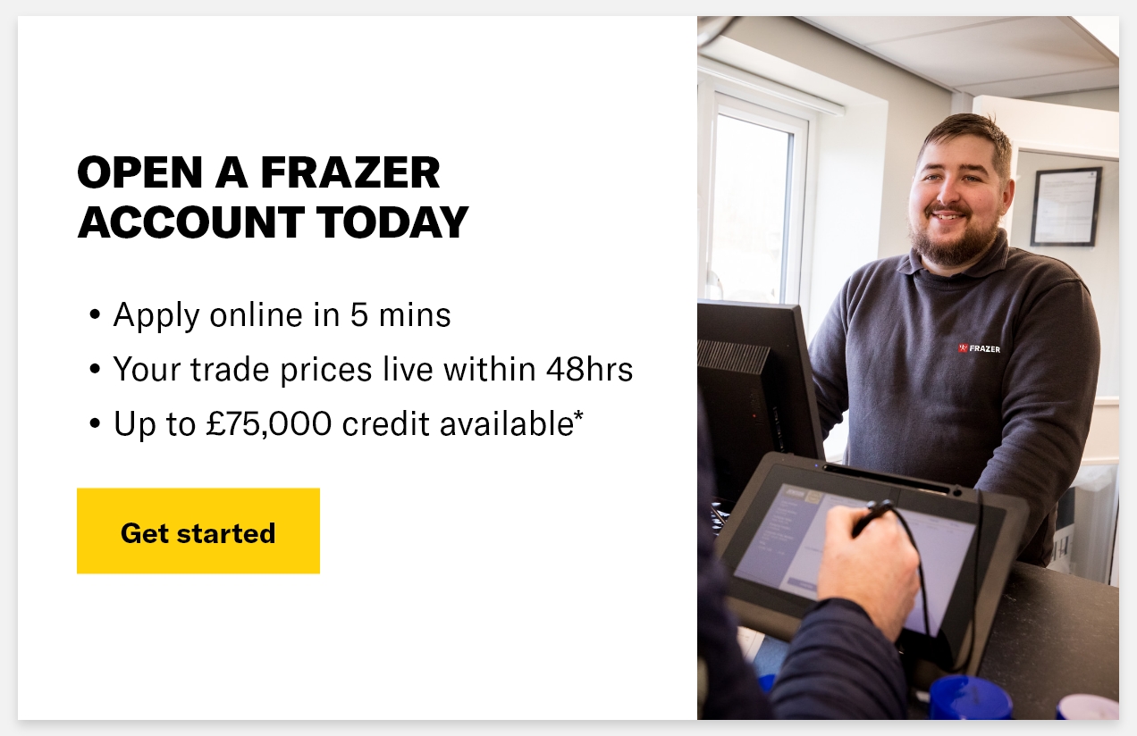 Open a Frazer account today